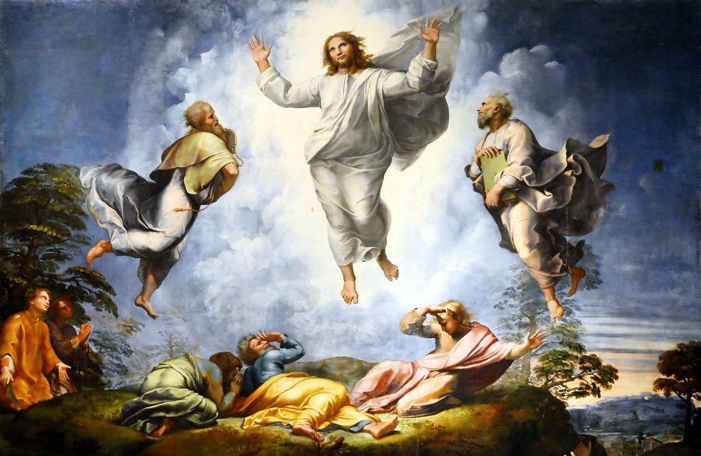 Raphael's Transfiguration of Christ illustrating the mystical state of samadhi